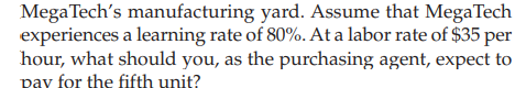 Problem 8.21 identified how long it should take to complete the fifth oil-drilling platform that...-2