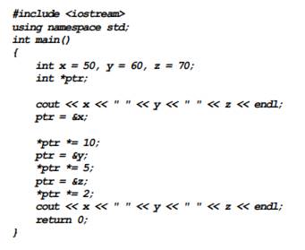 Write a statement that displays the address of the variable count. Write a statement defining a...-1