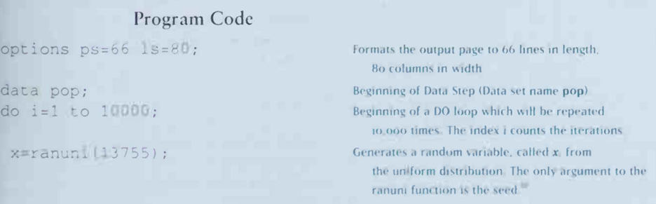 Use the SAS ranuni function to generate random variables from a uniform distribution over the range...-1