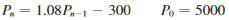 A fish farmer has 5000 catfish in his pond. The number of catfish increases by 8% per month and the...