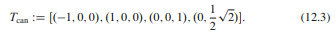 For the canonical tetrahedron Tcan, as given in Eq. (13), perform the first three bisection steps...