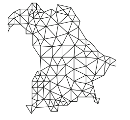 Take the unstructured triangular grid given in Fig. 10.12 and try to generate a numbering of the...