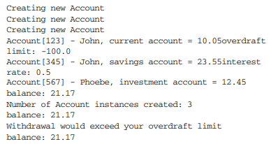 In this exercise you will add properties to an existing class. Return to the Account class that you...-2