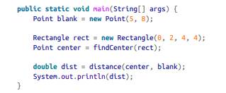 The point of this exercise is to make sure you understand the mechanism for return- ing new objects...