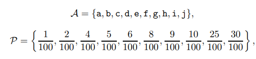 Explain what is meant by an optimal binary symbol code. Find an optimal binary symbol code for the...