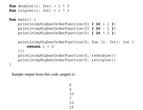 The aim of this exercise is to explore higher order functions. You should write a higher order...-2