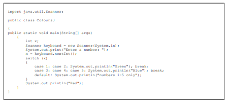 Consider the following program: What would be the output from this program if (a) the user entered 1...