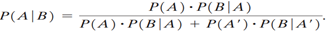 According to Bayes’ Theorem, the probability of event A, given that event B has occurred, is use...