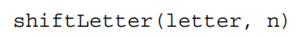 Write a function whose parameter, letter, should be a single character. If the character is between...