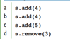 Assume that the set s contains the number 3. Write the sequence of sets resulting from the following...