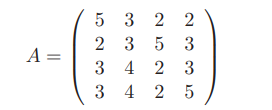 A diagonal of a real square matrix n×n is a set of n entries of the matrix no two of which are in...