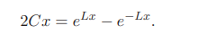 A uniform hydro cable C = 80 m long with mass per unit length ? = 0.5 kg/m is hung from two supports...-2