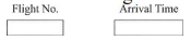 In an airport arrival hall, the arrival times of flights are displayed in the following format: As...-1