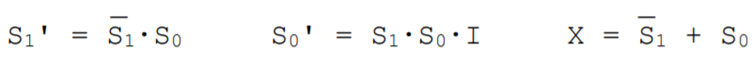 The three Boolean expressions below represent the next state bits, 