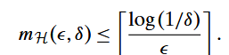 Let X = R 2, Y = { 0 , 1 } , and let H be the class of concentric circles in the plane, that is, H =...