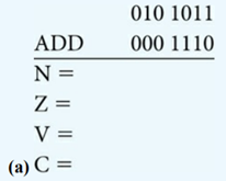 Perform the following additions, assuming seven-bit two’s complement binary representation. Show the...-1