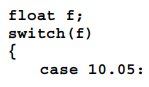 What is wrong with this segment of code? Use a switch statement to print out the value of a coin....