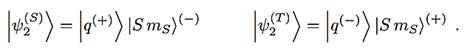 A system of two identical fermions is described by a Hamilton operator, which does not depend on the...-1