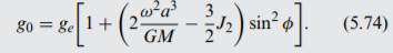 By neglecting quadratic and higher order terms, show that the gravity field on the reference geoid...