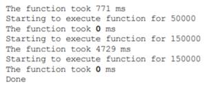 The aim of this exercise is to use a Map as a simple form of data cache. Calculating the factorial...-6