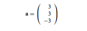 Let vectors constitute a basis in R3. (a) Express vector as a linear combination of the three...-2