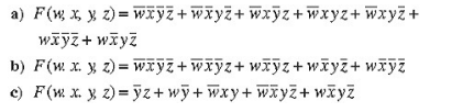 Write a simplified expression for the Boolean function defined by each of the following Kmaps:...-2