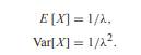 Recall that an exponential (?) random variable X has Thus, to estimate ? from n independent samples...-1