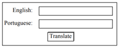 Create the following GUI layout: Hint: Put the two labels on a panel with a 2 by 1 grid layout. Use...