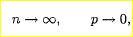 Justification of the Poisson approximation property. Consider the PMF of a binomial random variable...