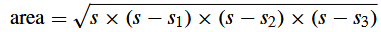 The area of a triangle can be computed using the following formula, where b is the length of the...-2