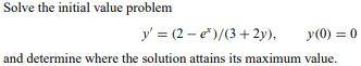Q1: In each of Problems 1 through 6 determine the order of the given differential equation; also...-40