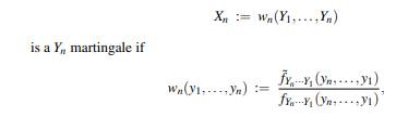 Generalize the preceding problem to the case in which the Y i are dependent with joint densities fY...