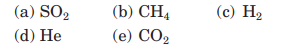 Calculate the density in g/L of each of these gases at STP. Which gases are more dense than air?...