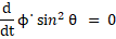 Rewrite Equations (15.22) and (15.23) as ? - ?? 2 sin ? cos ? + g/Lsin ? = 0 The system has two...-2