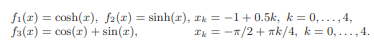 Provide an upper bound of the Lagrange interpolation error for the following functions: The price...-1