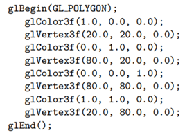 Replace the polygon declaration part of square.cpp with: The different color values bound to the...-1