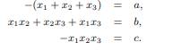 By dividing by its nonzero leading coefficient, any cubic equation can be put into the form...-2