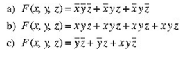 Write a simplified expression for the Boolean function defined by each of the following Kmaps:...-2