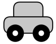 Draw a toy car using Processing code. Example Draw a snowman using Processing code. Example-1