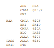 Identify BUFFALO utility subroutines from the program given here. What function does each of these...-3