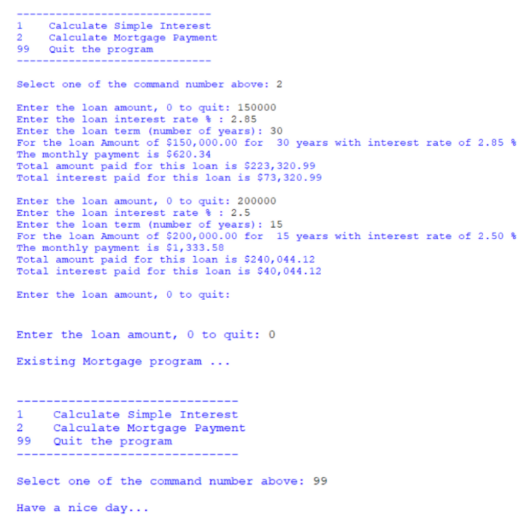 Write a program that do the following unit conversion based on user menu selection in python: (use...