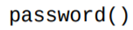 Write a function that asks for a username and a password. It should return True if the username is...-1