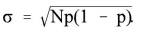 Assume a binomial experiment with N independent trials where p is the probability of success on each...