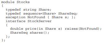 Implement a server for the following IDL specification: In the implementation of the StockServer...-2