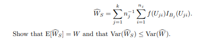 Consider the problem of computing the integral with IB the indicator function for the set B: i.e.,...-5