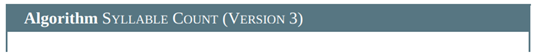 Add the function to your textlib module. The function should use your totalSyllableCount function...-2