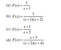 Display the poles and zeros of the following functions in the complex plane. Determine whether the...-1