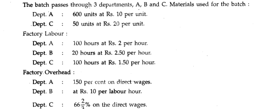 You are required to prepare a Cost Sheet of an engineering works showing the actual and estimated...