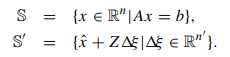 Let A ? Rm×n and let Z ? Rn×n , n = n - m, be a matrix with columns that form a basis for the null...-2