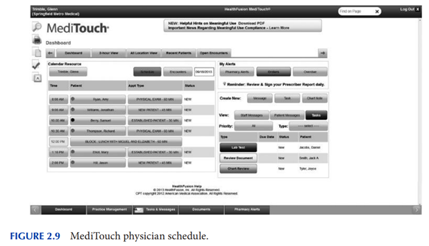 Consider the overview page of Mary Elliot’s medical record as shown in Figure 2.9 (seethe next...